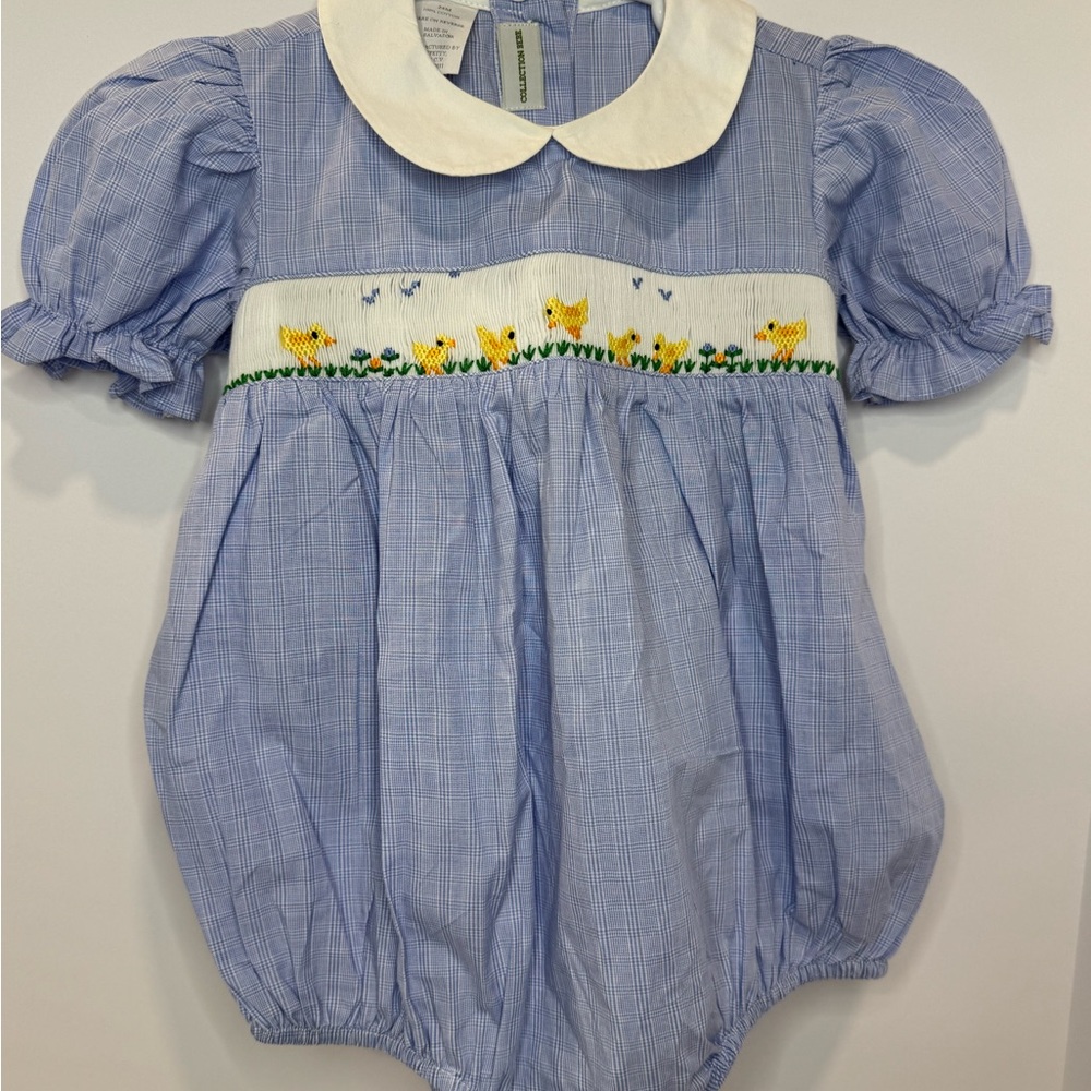 Unisex bubble Easter romper 100% Cotton 24month